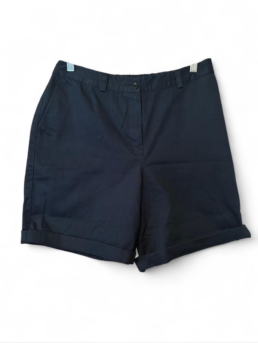 L.L. Bean Women's Navy Roll-Cuff Shorts